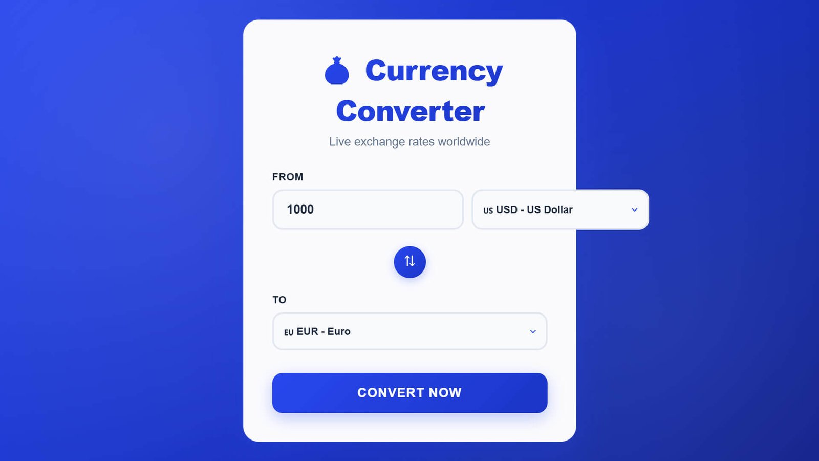 PHP Currency Converter Script