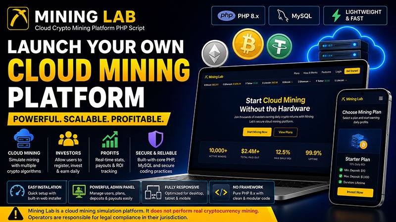 Cloud Crypto Mining Platform