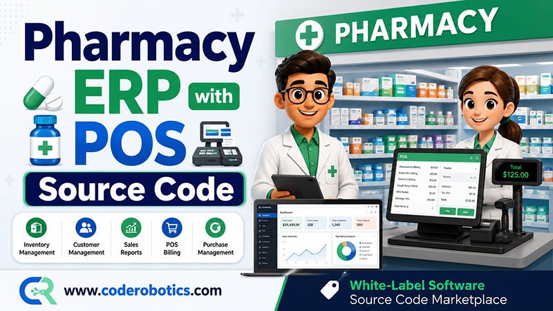 Pharmacy ERP with POS Source Code