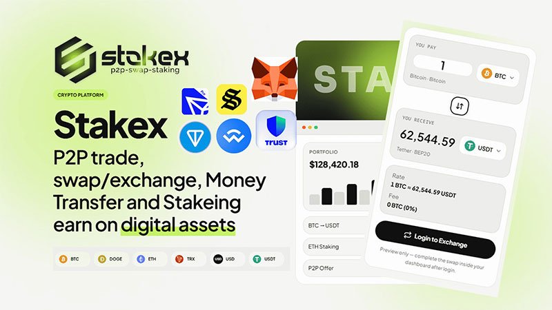 Crypto Swap Exchange Staking P2P Trading Laravel Script